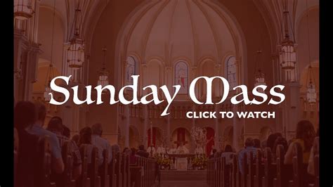 LIVE: Sunday Mass .